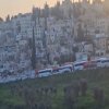 حافلات أهل الداخل تملأ شوارع القدس لإعمار الأقصى